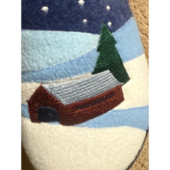 The Vermont Country Store Starry Night Felted Slipper clog womens size 10 - Picture 5 of 7